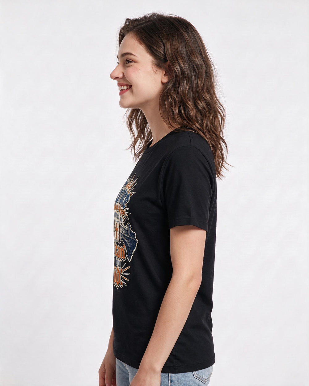 Christian Faith Black T-Shirt for Women – Everyday Expression Graphic Tee product image 2