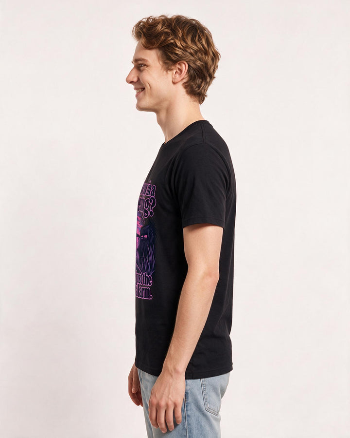 Hunting Black T-Shirt for Men – Everyday Expression Graphic Tee product image 2