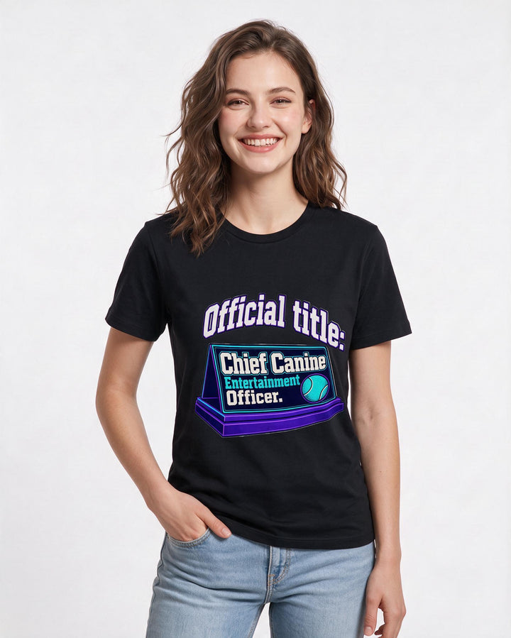 Cat Lover Black T-Shirt for Women – Everyday Expression Graphic Tee product image 1