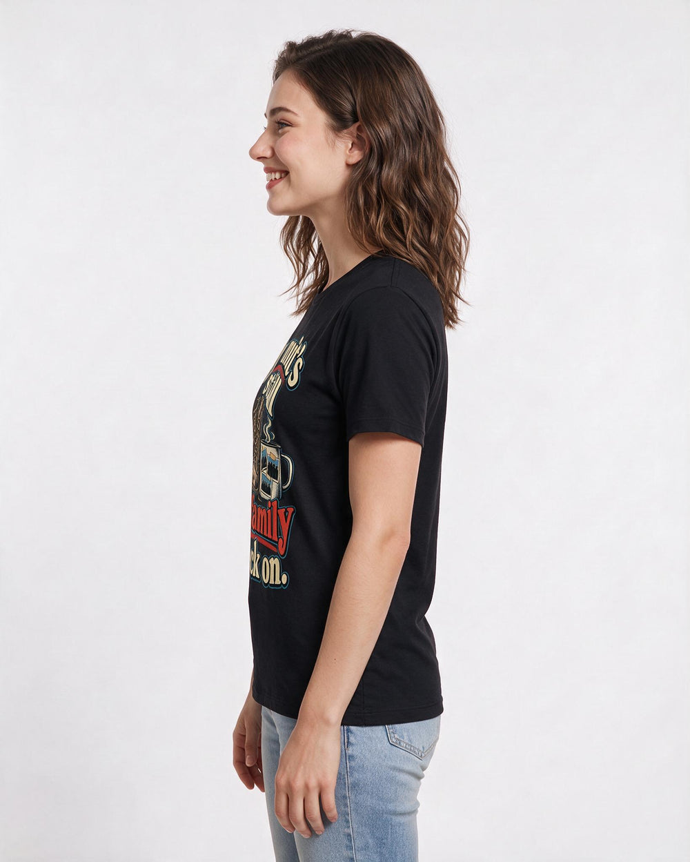 Veteran Black T-Shirt for Women – Everyday Expression Graphic Tee product image 2