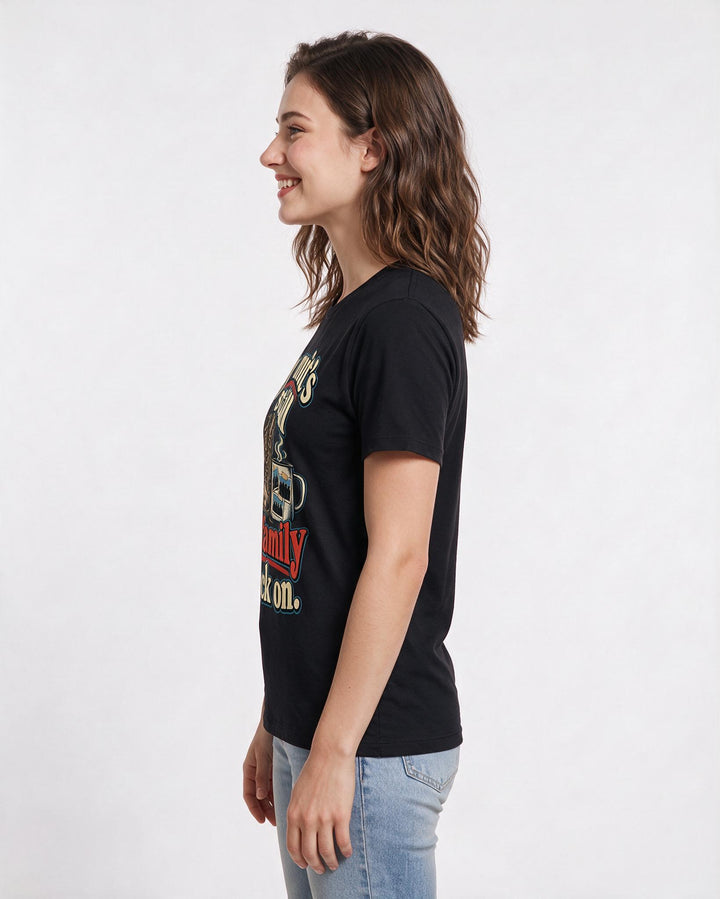 Veteran Black T-Shirt for Women – Everyday Expression Graphic Tee product image 2