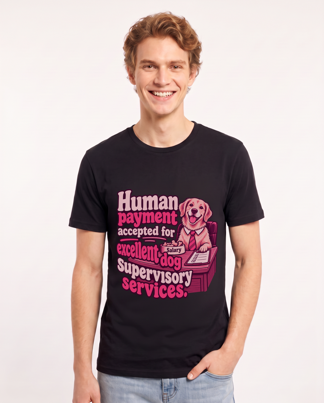Cat Lover Black T-Shirt for Men – Everyday Expression Graphic Tee product image 3