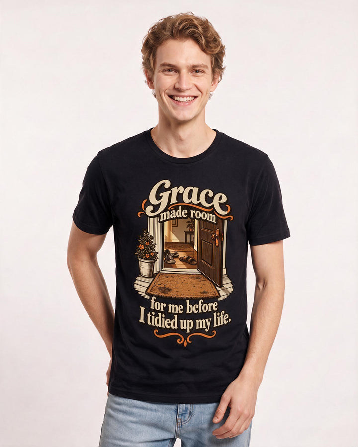 Christian Faith Black T-Shirt for Men – Everyday Expression Graphic Tee product image 1