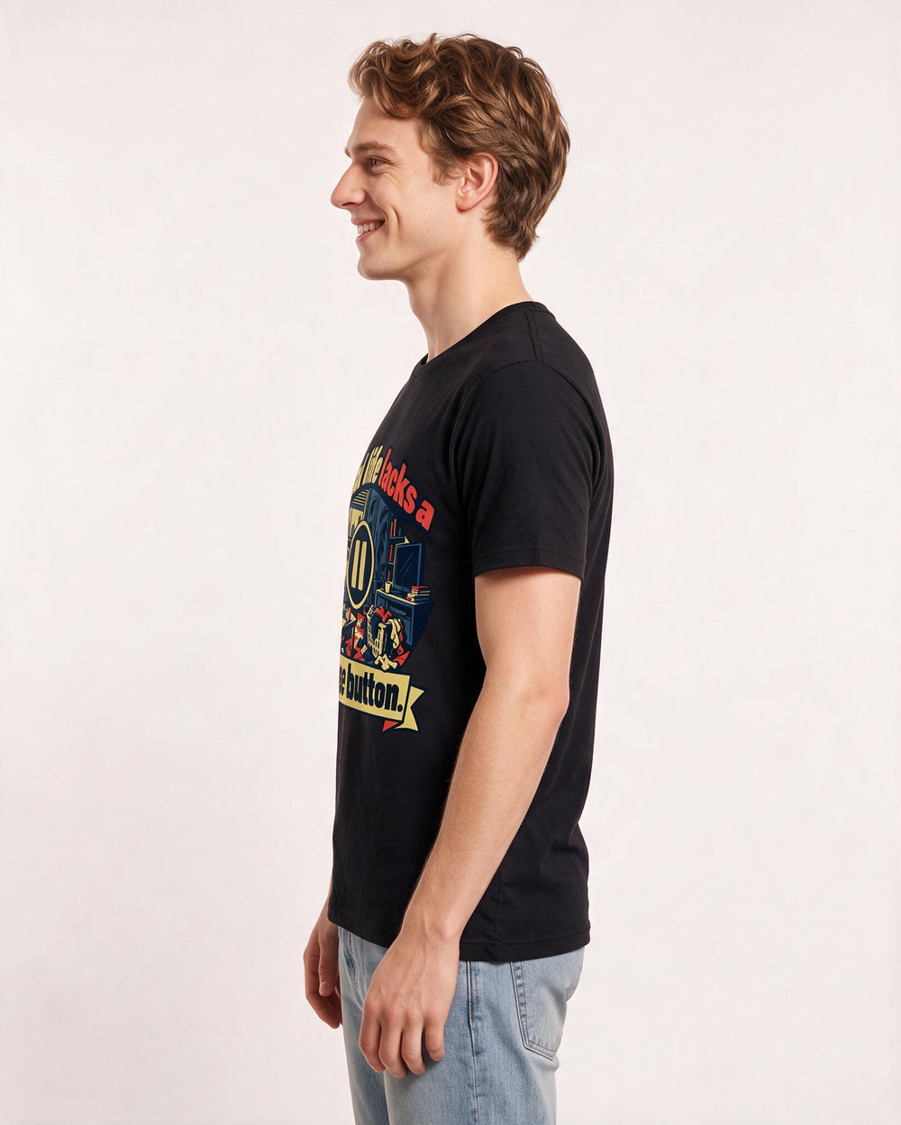 Gaming Black T-Shirt for Men – Game Night Graphic Tee product image 2
