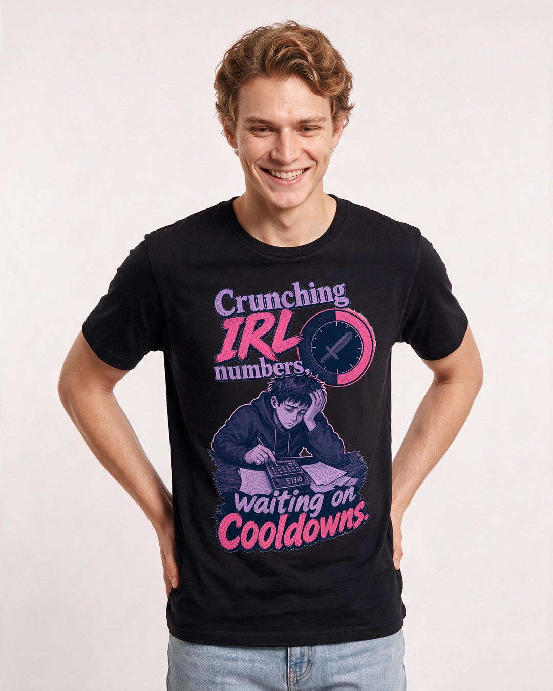 Gaming Black T-Shirt for Men – Game Night Graphic Tee product image 1