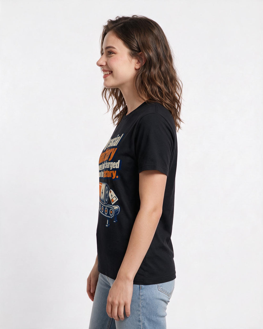 Meme Black T-Shirt for Women – Everyday Expression Graphic Tee product image 2