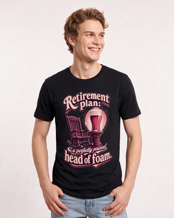 Beer Black T-Shirt for Men – Everyday Expression Graphic Tee product image 3