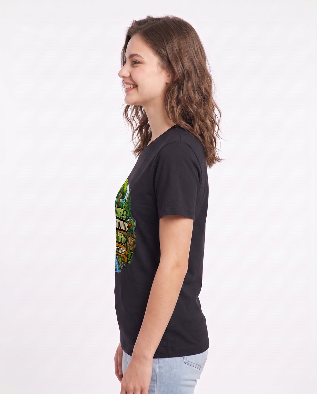 Nature's Classroom: Field Trip Adventures Women's Black T-Shirt product image 3