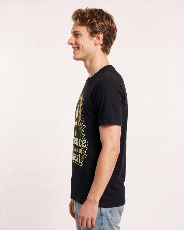Neurodiversity Black T-Shirt for Men – Everyday Expression Graphic Tee product image 2