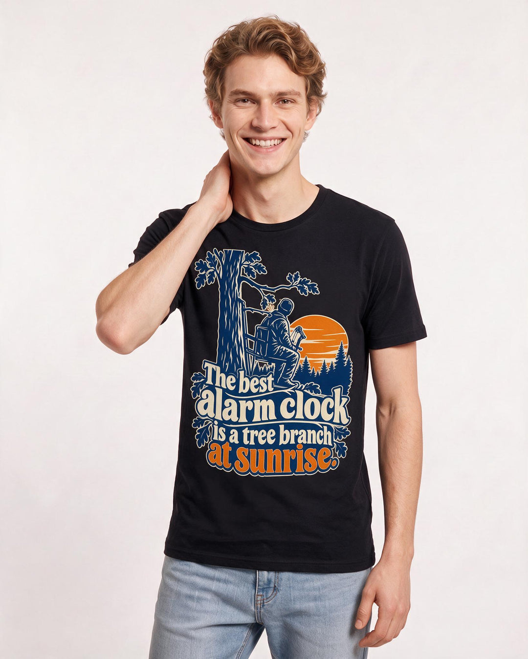 Hunting Black T-Shirt for Men – Everyday Expression Graphic Tee product image 1