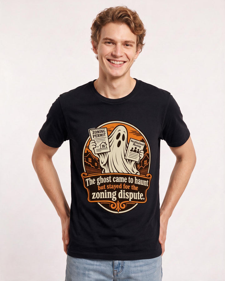 Halloween Black T-Shirt for Men – Halloween Theme Graphic Tee product image 1