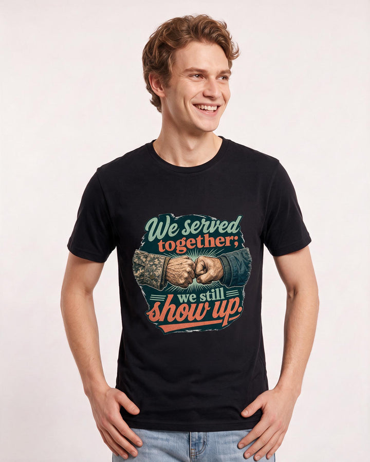 Veteran Black T-Shirt for Men – Everyday Expression Graphic Tee product image 3