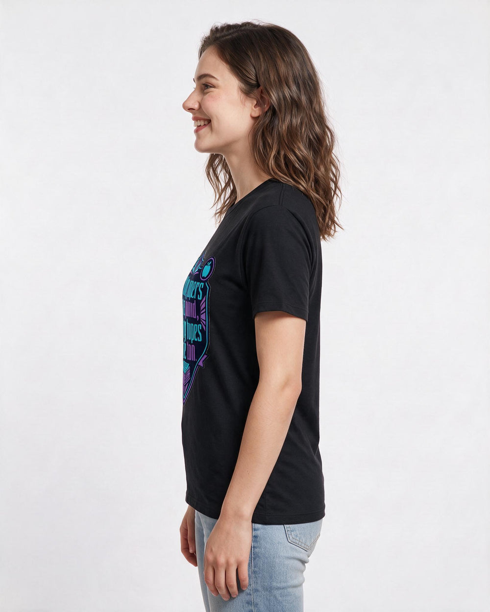 Teacher Gift Women's Black T-Shirt - Grading papers by the pound, product image 2