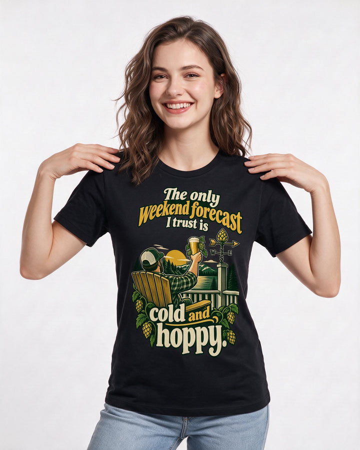 Beer Black T-Shirt for Women – Everyday Expression Graphic Tee product image 1