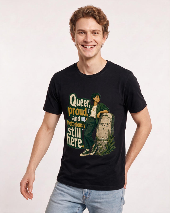 Pride Black T-Shirt for Men – Everyday Expression Graphic Tee product image 1