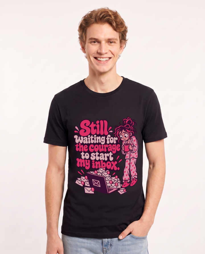 Meme Black T-Shirt for Men – Everyday Expression Graphic Tee product image 3