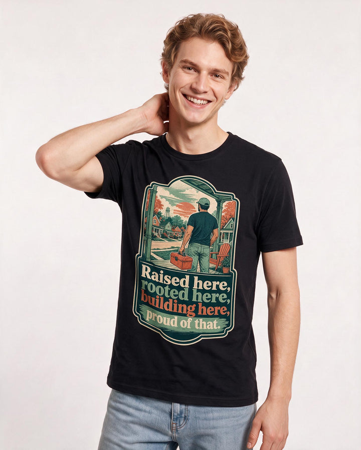 Patriotic Black T-Shirt for Men – Everyday Expression Graphic Tee product image 1