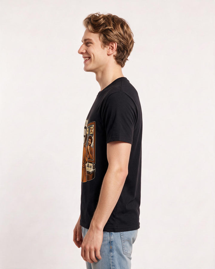 Meme Black T-Shirt for Men – Everyday Expression Graphic Tee product image 2
