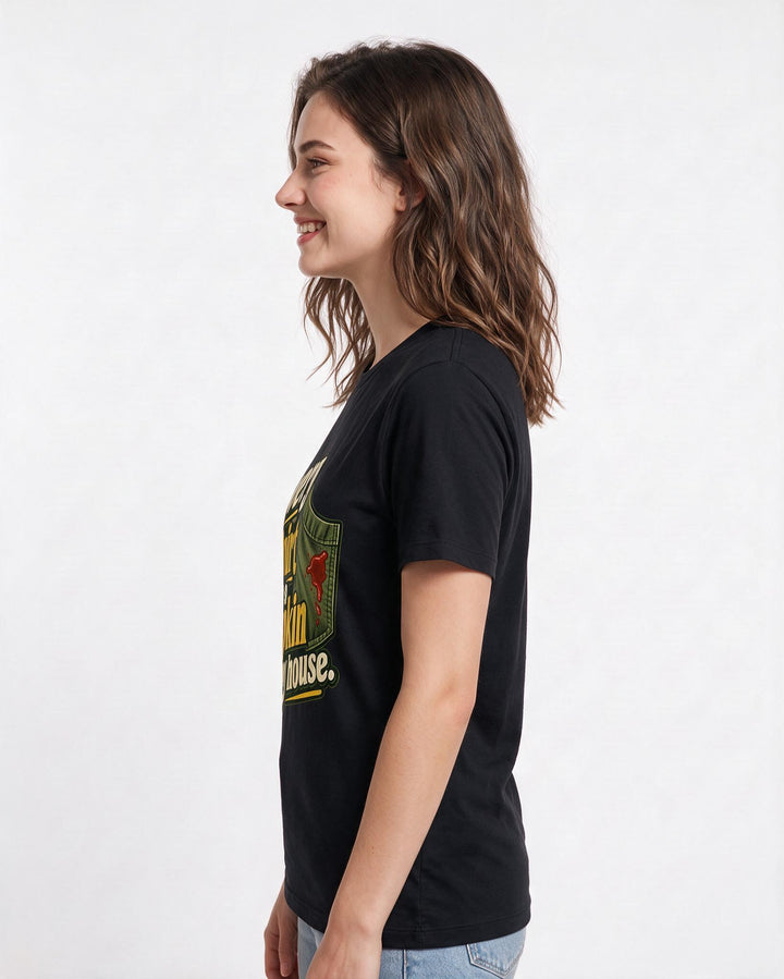 Grandparent Black T-Shirt for Women – Everyday Expression Graphic Tee product image 2