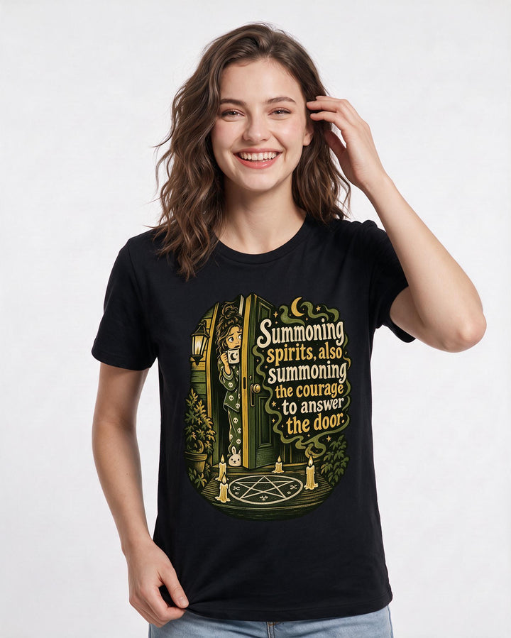 Halloween Black T-Shirt for Women – Halloween Theme Graphic Tee product image 1