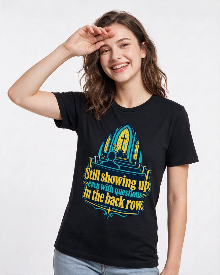 Christian Faith Black T-Shirt for Women – Everyday Expression Graphic Tee product image 1