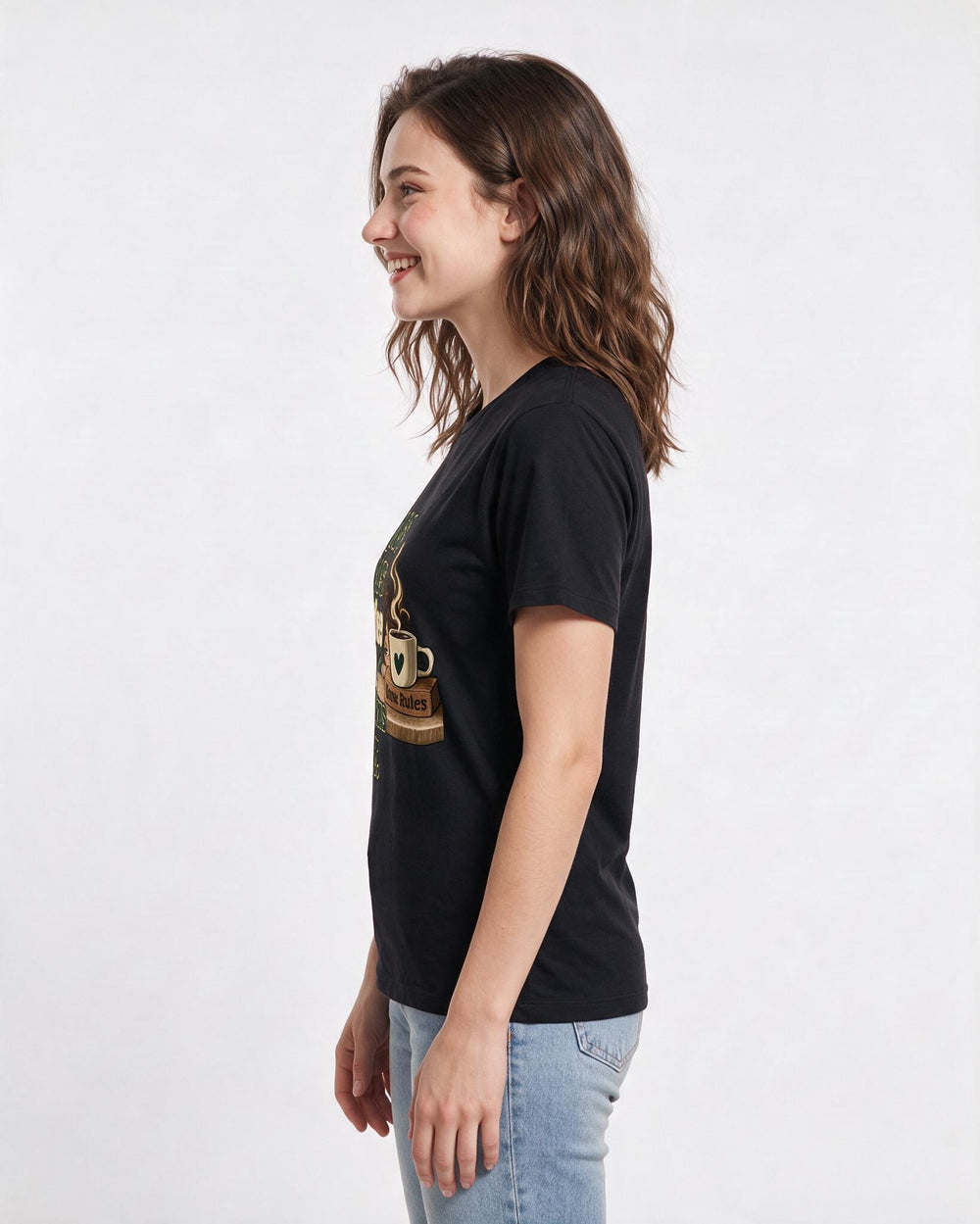 Mom Black T-Shirt for Women – Everyday Expression Graphic Tee product image 2