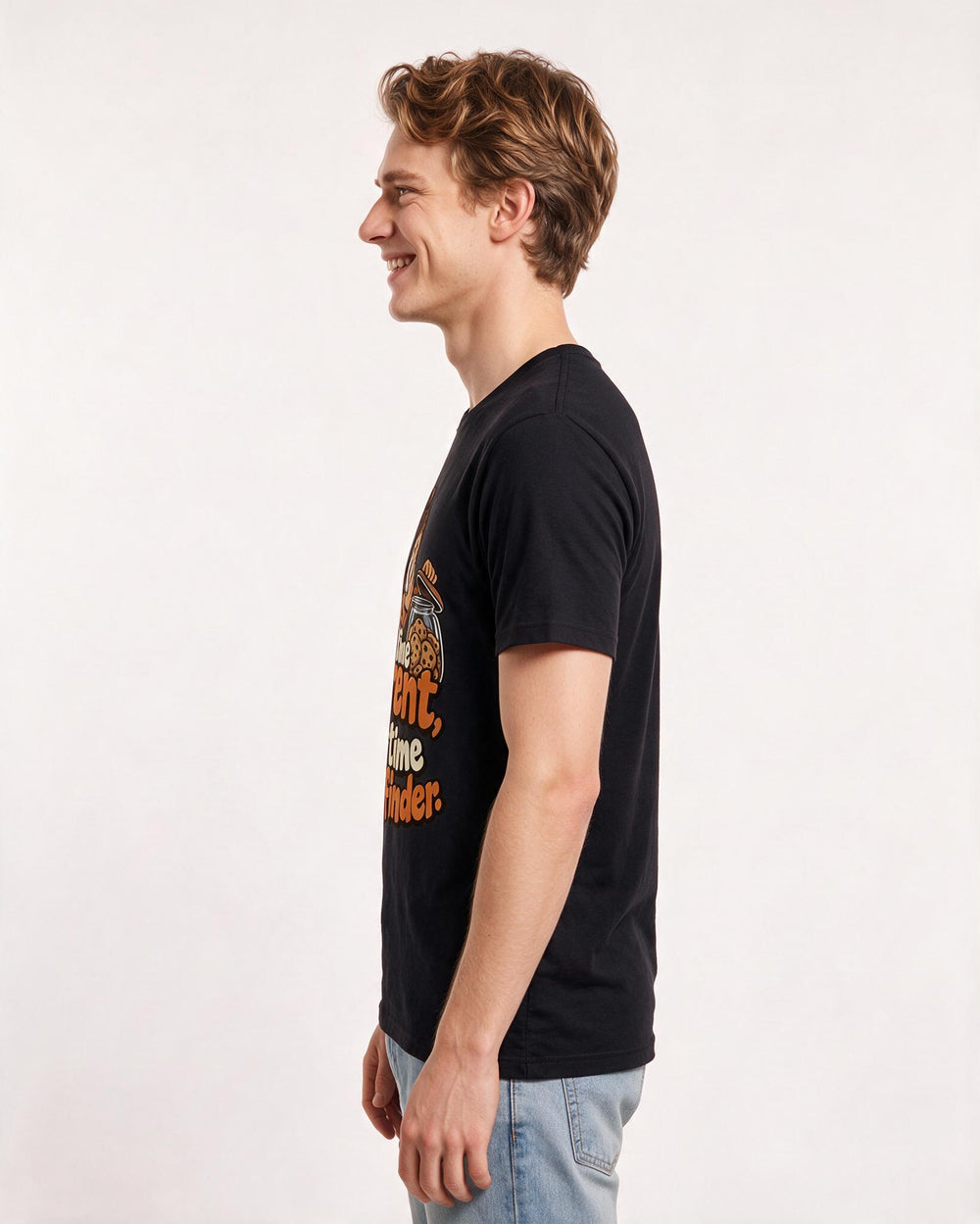 Grandparent Black T-Shirt for Men – Everyday Expression Graphic Tee product image 2