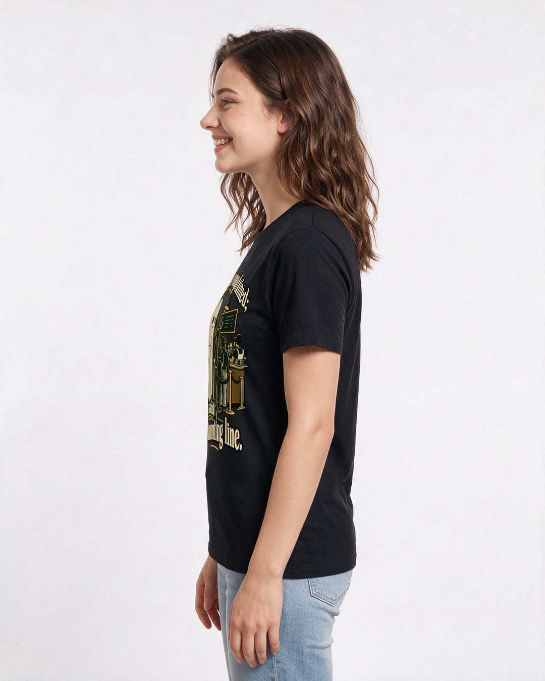 Halloween Black T-Shirt for Women – Halloween Theme Graphic Tee product image 2