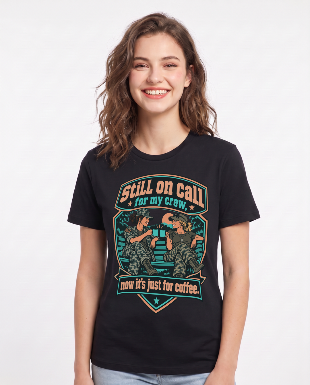 Veteran Black T-Shirt for Women – Everyday Expression Graphic Tee product image 3