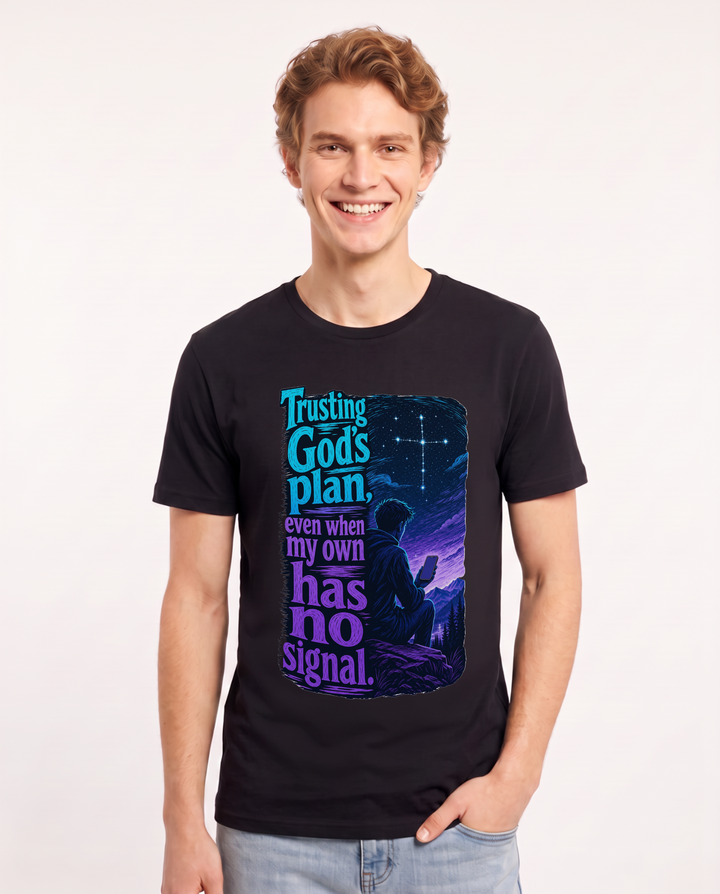 Christian Faith Black T-Shirt for Men – Everyday Expression Graphic Tee product image 3