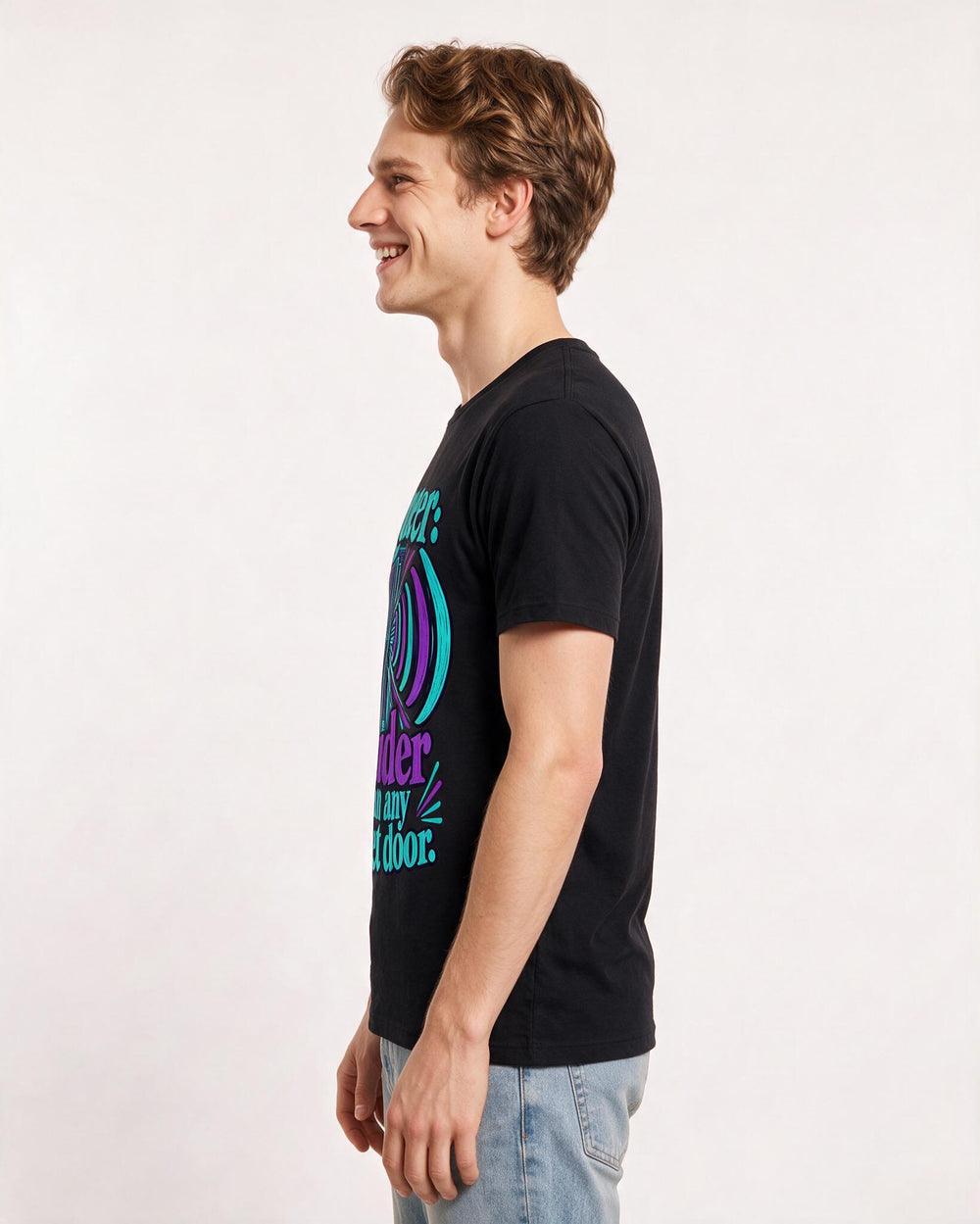 Pride Black T-Shirt for Men – Everyday Expression Graphic Tee product image 2