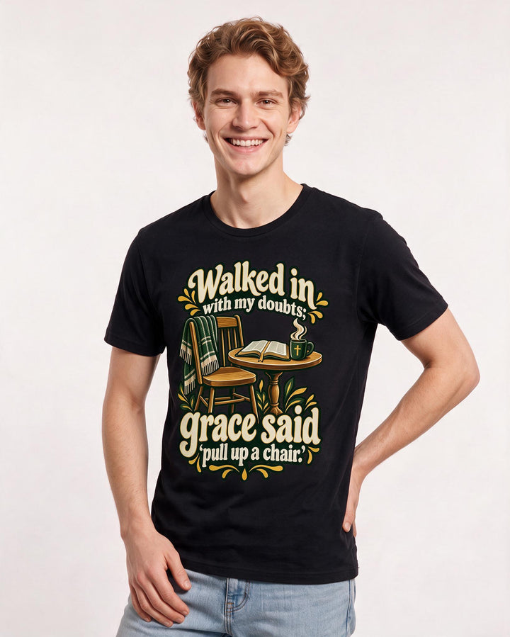 Christian Faith Black T-Shirt for Men – Everyday Expression Graphic Tee product image 1