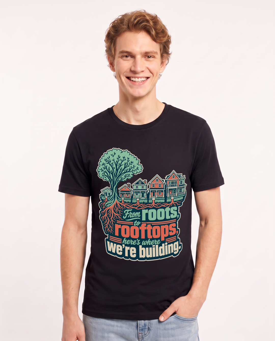 Patriotic Black T-Shirt for Men – Everyday Expression Graphic Tee product image 3
