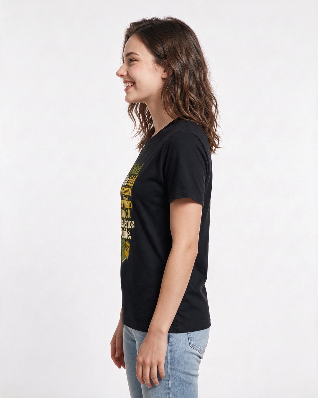 Veteran Black T-Shirt for Women – Everyday Expression Graphic Tee product image 2