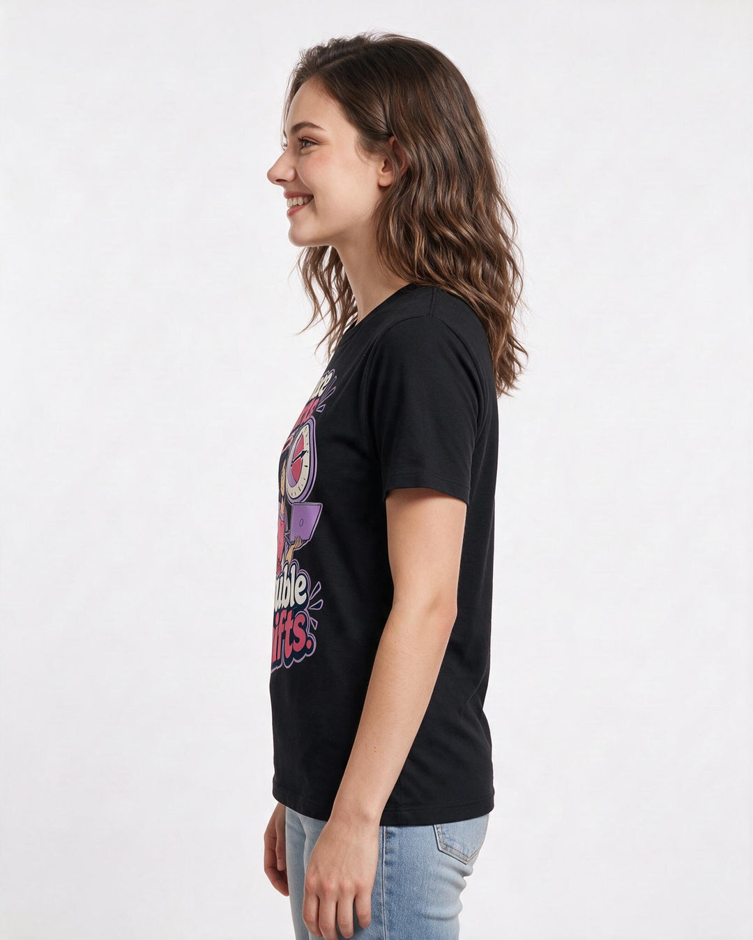 Christian Faith Black T-Shirt for Women – Everyday Expression Graphic Tee product image 2