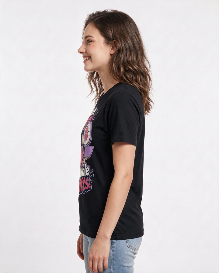 Christian Faith Black T-Shirt for Women – Everyday Expression Graphic Tee product image 2