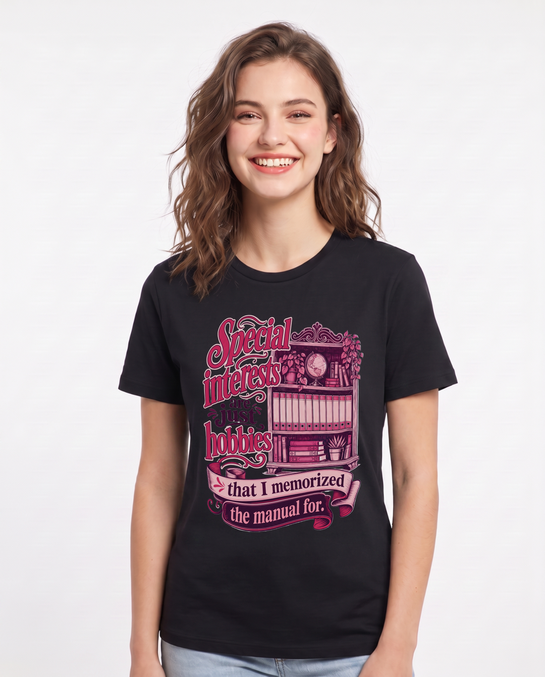 Neurodiversity Black T-Shirt for Women – Everyday Expression Graphic Tee product image 1