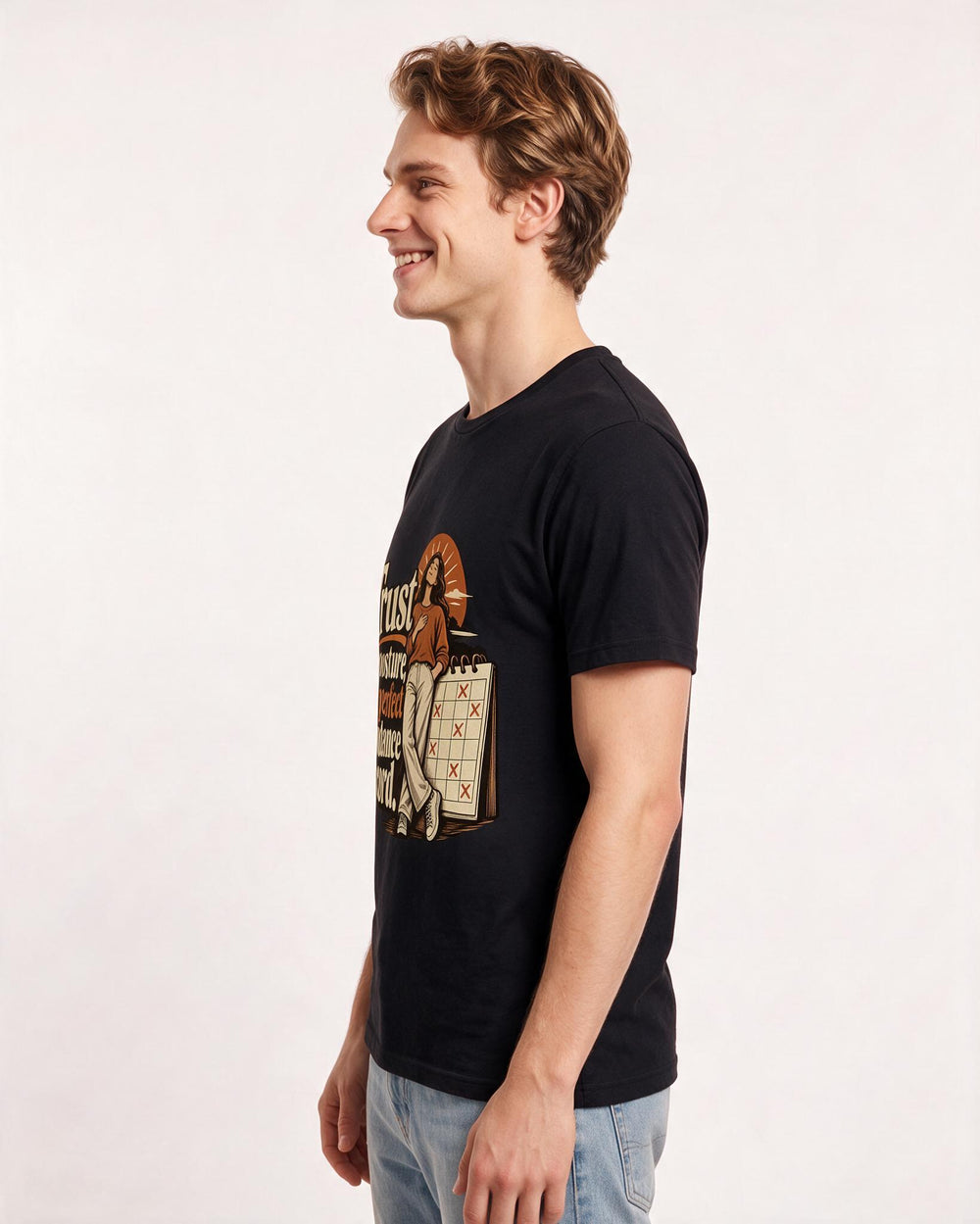 Christian Faith Black T-Shirt for Men – Everyday Expression Graphic Tee product image 2