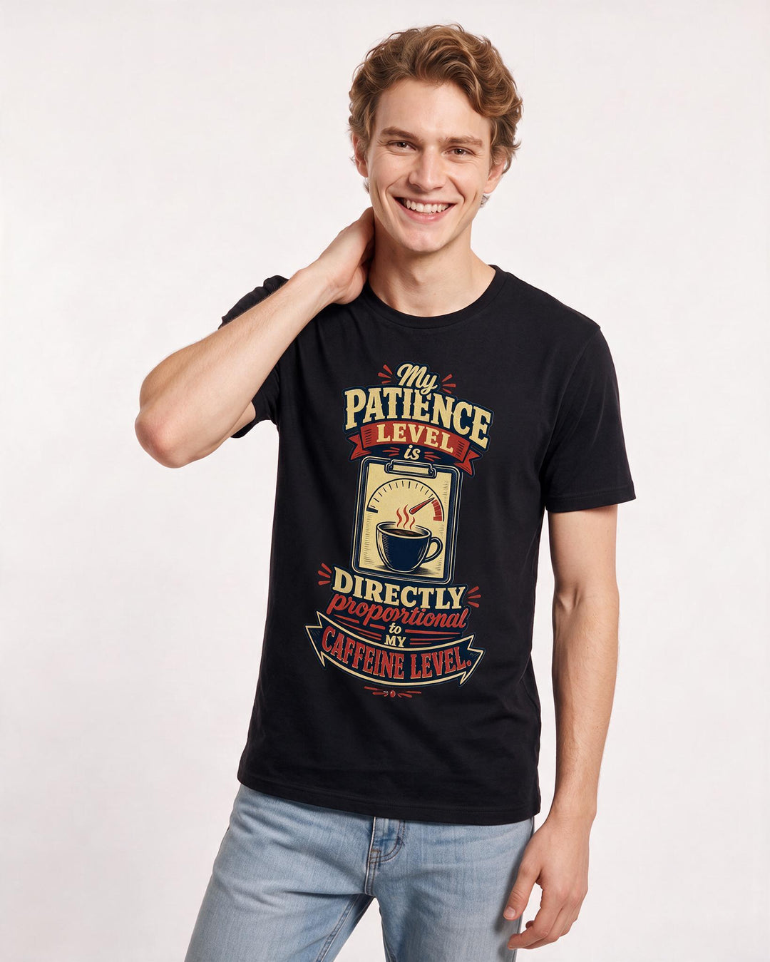 Nurse Black T-Shirt for Men – Nursing Life Graphic Tee product image 1