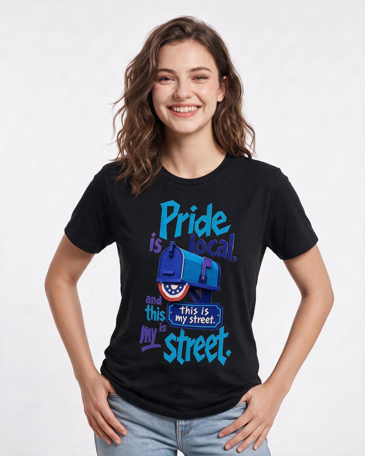 Patriotic Black T-Shirt for Women – Everyday Expression Graphic Tee product image 1