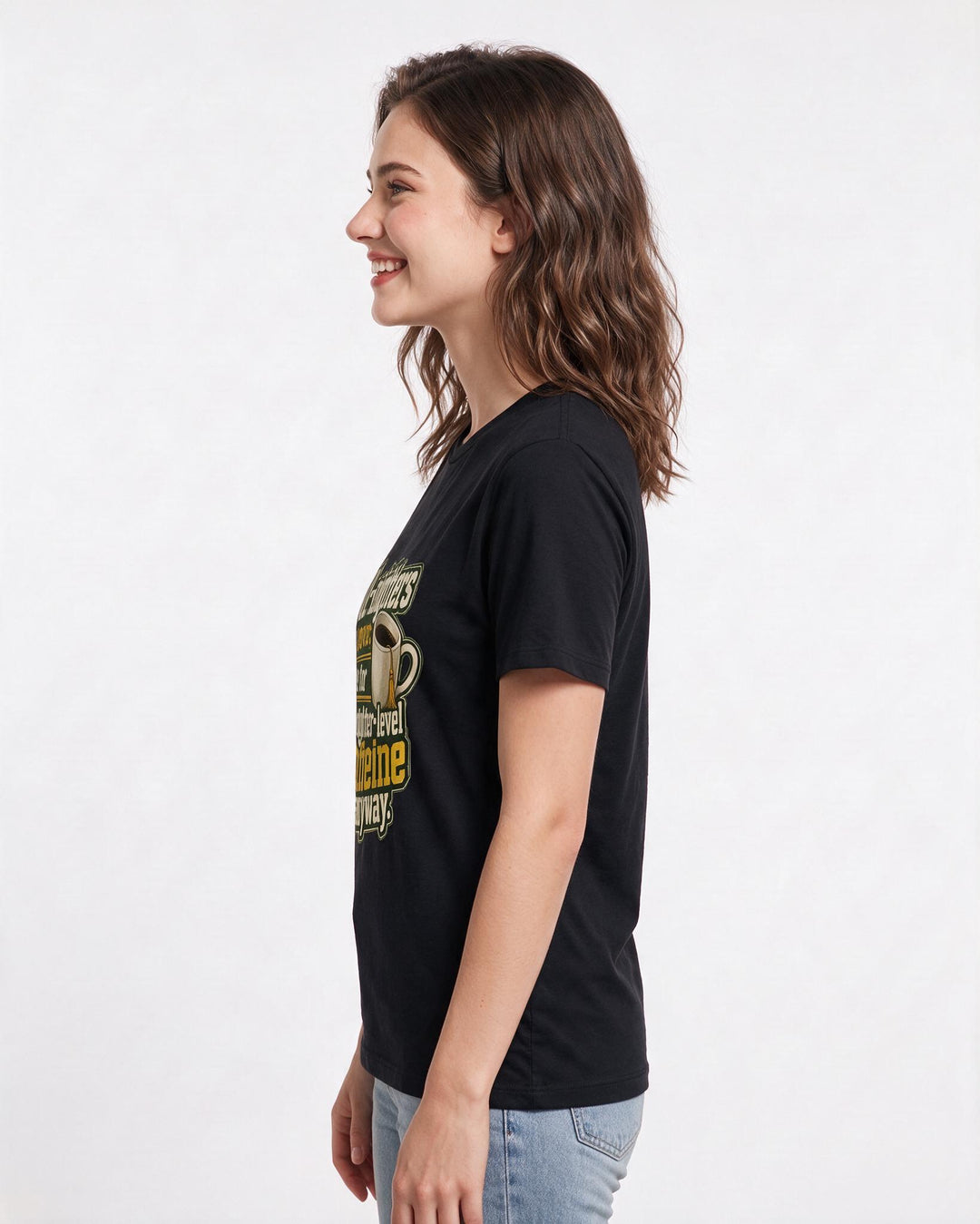 Graduation Black T-Shirt for Women – Everyday Expression Graphic Tee product image 2