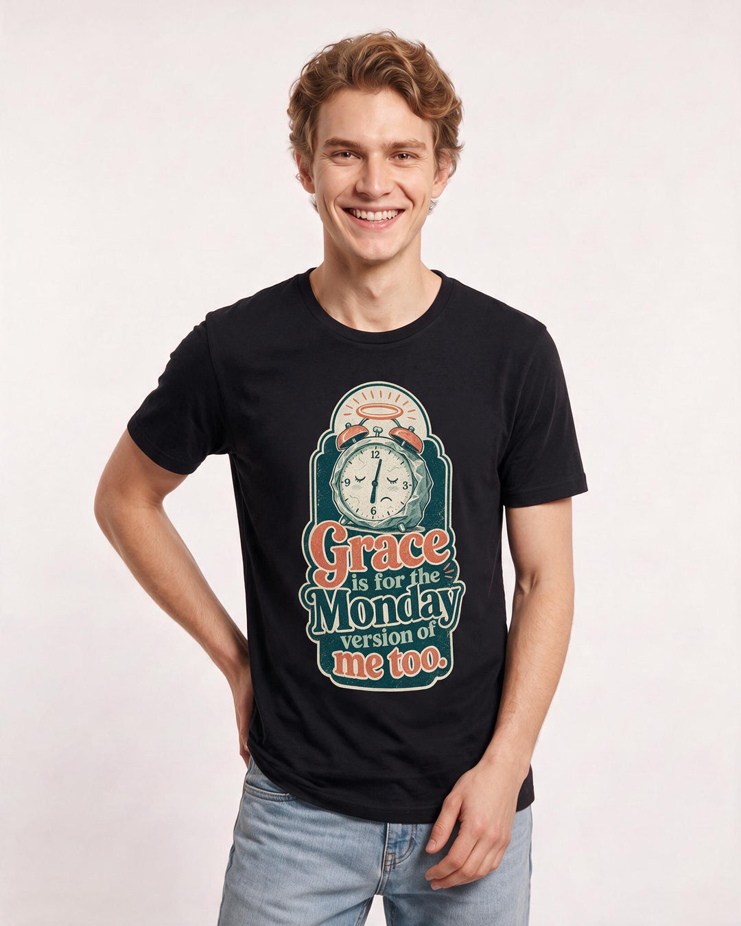 Christian Faith Black T-Shirt for Men – Everyday Expression Graphic Tee product image 1