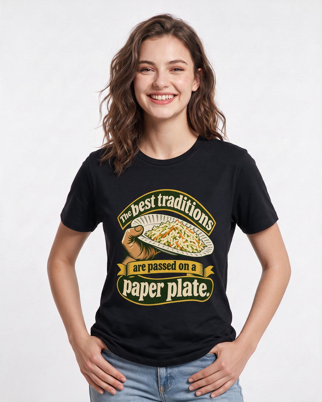 Patriotic Black T-Shirt for Women – Everyday Expression Graphic Tee product image 1