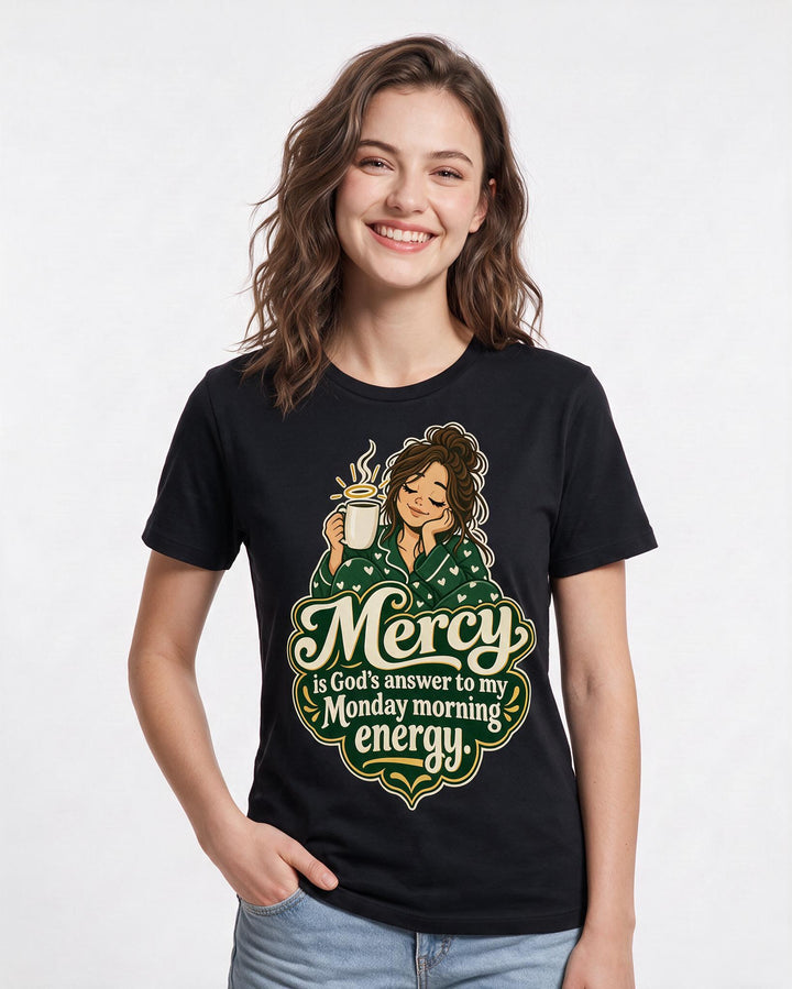 Christian Faith Black T-Shirt for Women – Everyday Expression Graphic Tee product image 1
