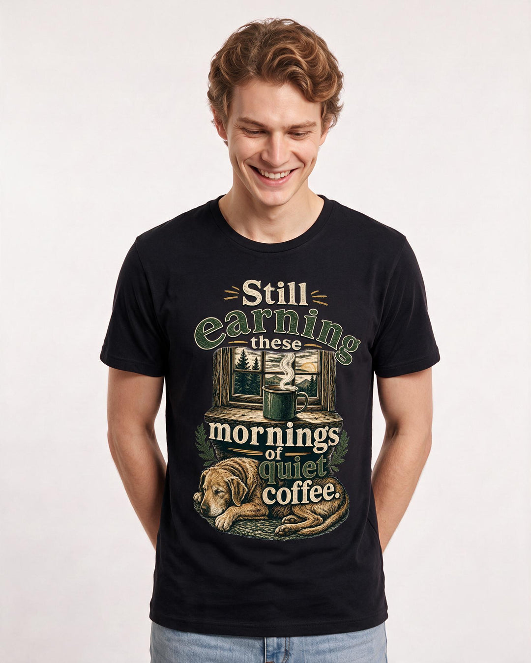 Veteran Black T-Shirt for Men – Everyday Expression Graphic Tee product image 3