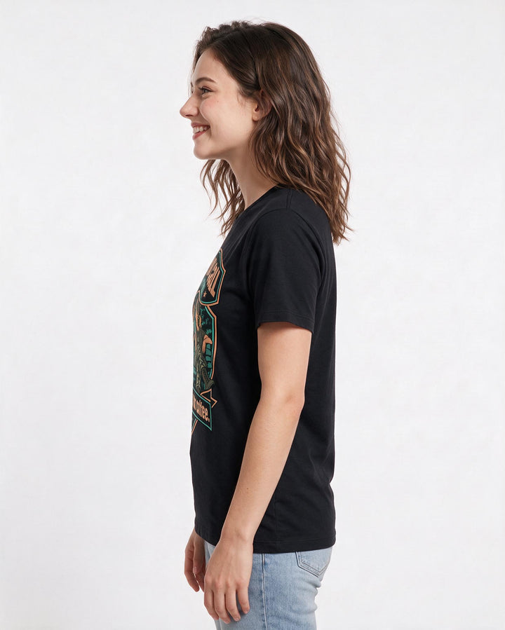 Veteran Black T-Shirt for Women – Everyday Expression Graphic Tee product image 2