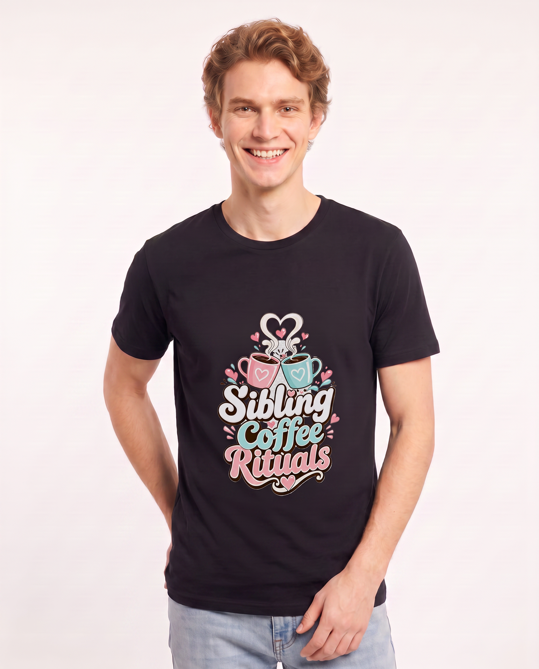 Sibling Coffee Rituals Men's Black T-Shirt product image 1