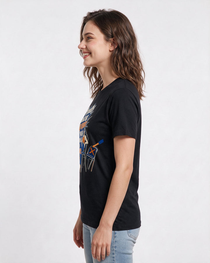 Pride Women's Black T-Shirt – Proudly taking up space I was told to leave. product image 2