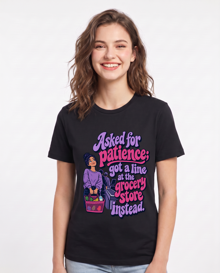 Christian Faith Black T-Shirt for Women – Everyday Expression Graphic Tee product image 3
