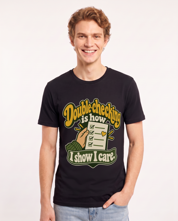 Neurodiversity Black T-Shirt for Men – Everyday Expression Graphic Tee product image 3